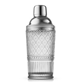 Godinger Cocktail Shaker, Martini Shaker, Glass Cocktail Shaker - 17oz, Claro Collection