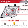 ISHARINGAUTOPARTS Headlights Assembly Compatible with 2009-2021 Nissan Frontier Halogen Head