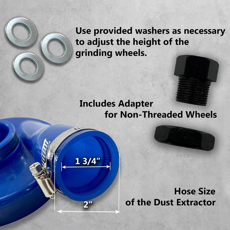 5" Polyurethane Dust Shroud for Angle Grinders & Grinding Wheels