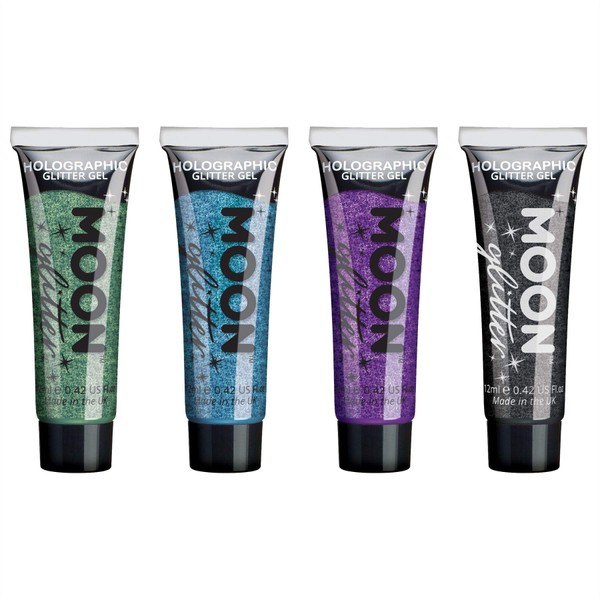 Moon Glitter Holographic Face & Body Glitter Gel - 12