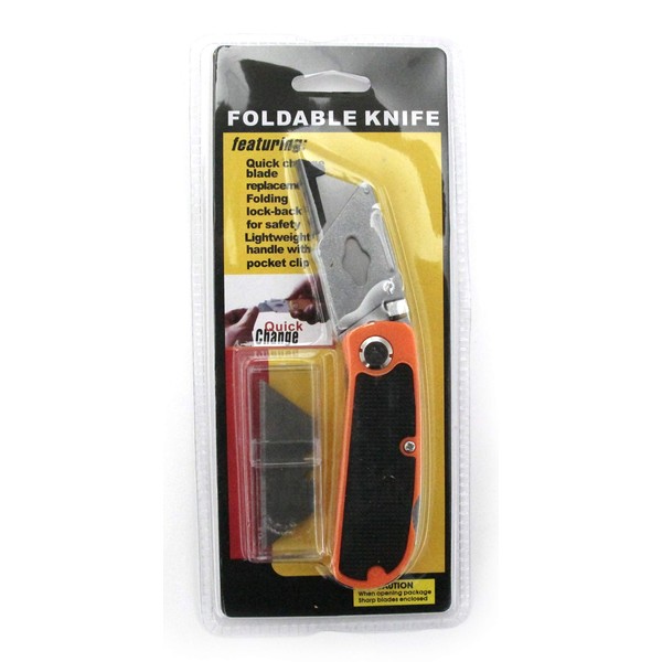 Compact Folding Utility Knife Great for Home or Warehouse Use
