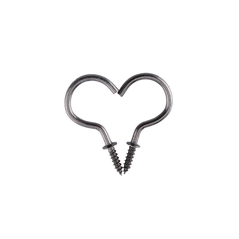 Antique Brass 32MM Small Shouldered Cup Hooks For Hanging Coffee