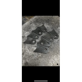 Mfab 8x weld on axle tab / traction bar mount / 4 link mount / 5/8” Hole (3.5” Axle)