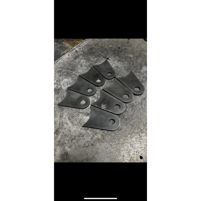 Mfab 8x weld on axle tab / traction bar mount