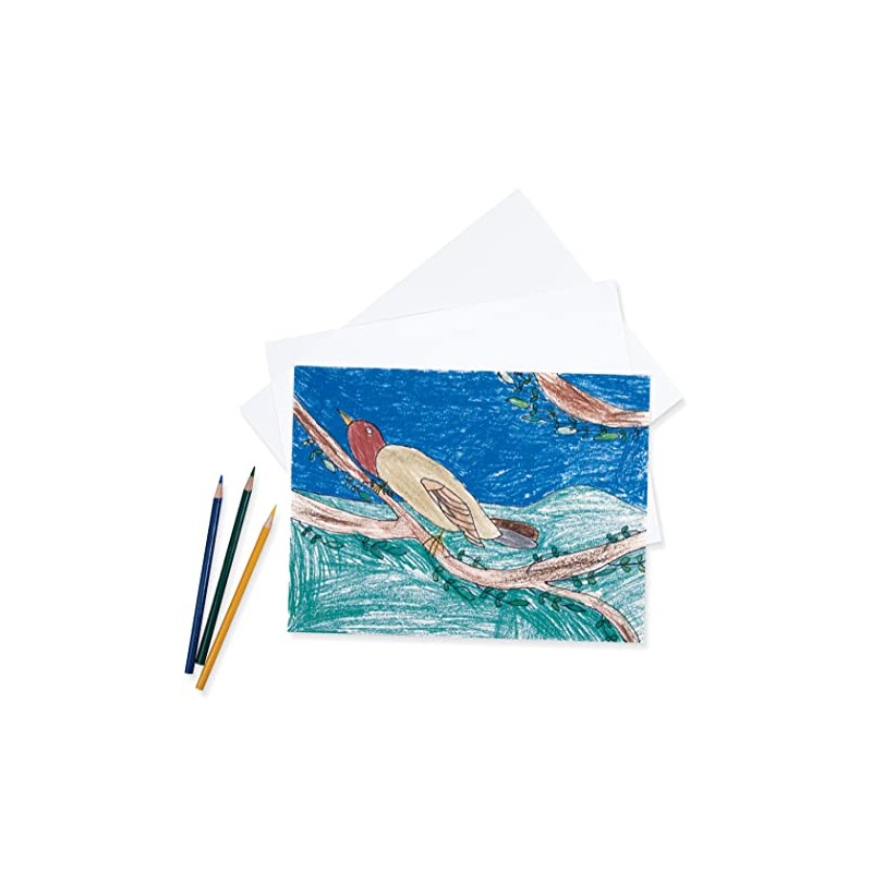 Pacon Drawing Paper, White, Heavyweight, 12" x 18", 500 Sheets