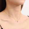 Sistble Tiny Diamond Necklaces for Women Trendy 14K Gold Plated