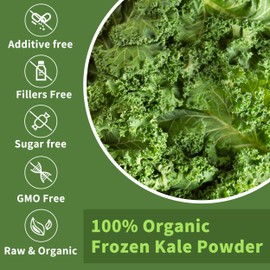 Hudetex Kale Powder Organic - Green Juice Powder for Kale Drink，Supports Immune System & Digestive Function,Keep Youth,Rich in Dietary Fiber & Mineral, Vegan, 8oz