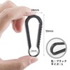 TIMULTI Carabiner Stylish Titanium Key Chain Quick Release Key Hook