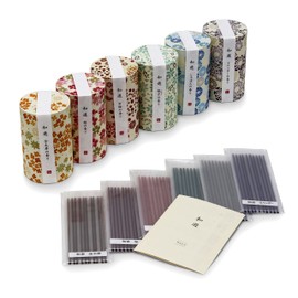 Aroma Incense Incense, Wayu, 60 Pieces, 2 Months Usable Trial Set, 6 Types, Assorted Floral Scent, No Tube Box, Incense Set, Kameyama, Wayu