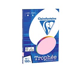 Clairefontaine Trophy - Mini ReSMA of Paper, 50 Sheets, Color: Pink