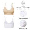 Comfyin Bralette Acolchado para Mujer, Tirantes para Dormir, sin Costuras,