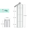 Opret Portable Waterproof Nitro Pill Case, 3 Times a Day,