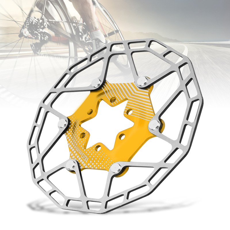 Bike Ultralight Floating Rotor Brake Disc Pad Accessory 160mm for
