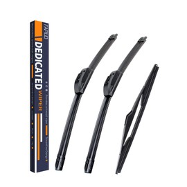 Replacement for Hyundai Tucson 2010-2015 Silent Wipers -FAPIUO Front and Rear Windshield Wipers 26"/16"+12" Full Blade Set (3 Pack)