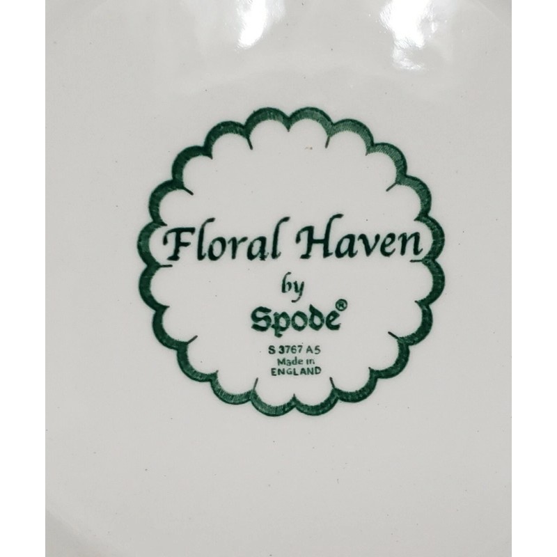 SPODE England FLORAL HAVEN 6 " Bread and Butter BRAND