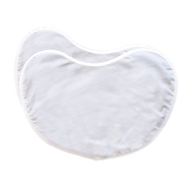 NuAngel 2 Piece Contoured Burp Pads, Gray, Large