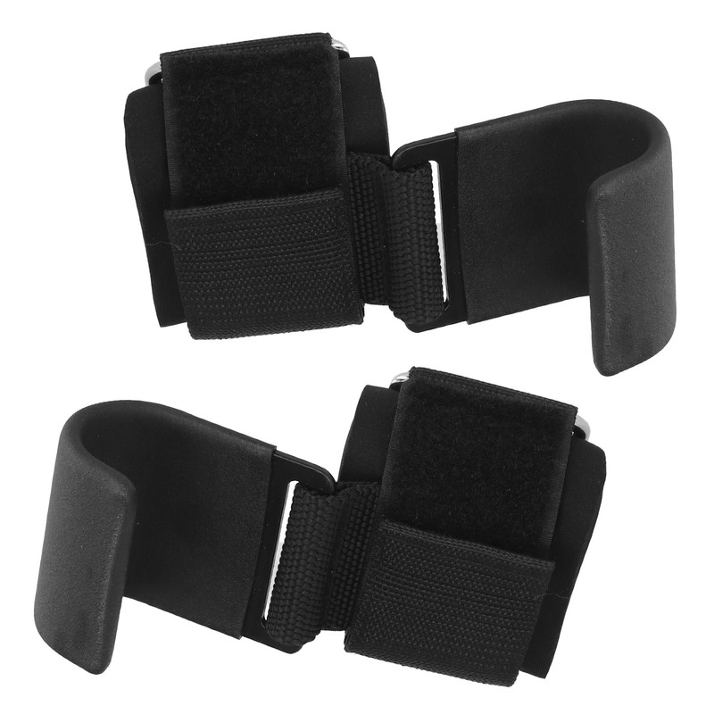 2pcs Fitness Weight Lifting Hook NonSlip PullUps Power Lifting Grips