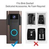 Anti Theft Ring Doorbell Mount: Metal Ring Apartment Door Mount