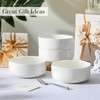 MALACASA 24 OZ Cereal Bowls, 5.8 Inch Soup Bowls Ceramic