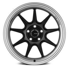 Konig Countergram Wheels Matte Black Aluminum (1 x 1. inches /5 x, 1 inches Offset)