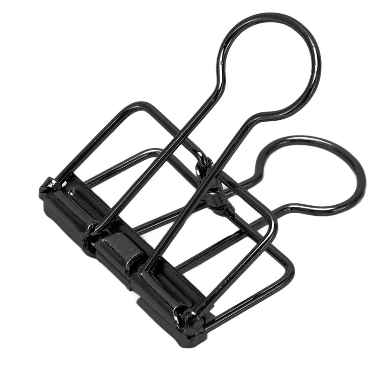 50Pcs Hollow Binder Clips Metal Paper Binder Clips for Documents