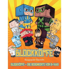 Baupapier Basteln (Blockkoepfe - Die Geschichte von S-1448)