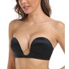 DotVol Push Up Convertible Strapless Bra for Women Underwire Deep