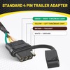 Oyviny 4 Pin Trailer Wiring Harness 55363 for 1998-2006 Jeep