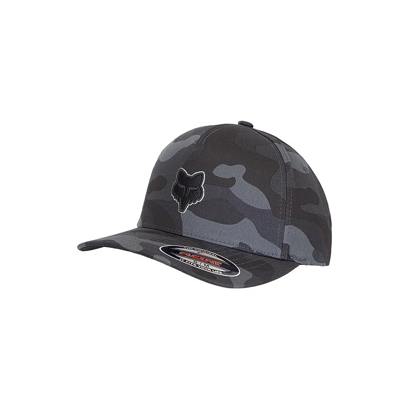 Fox Head Flexfit Cap, Black (Black Camo)
