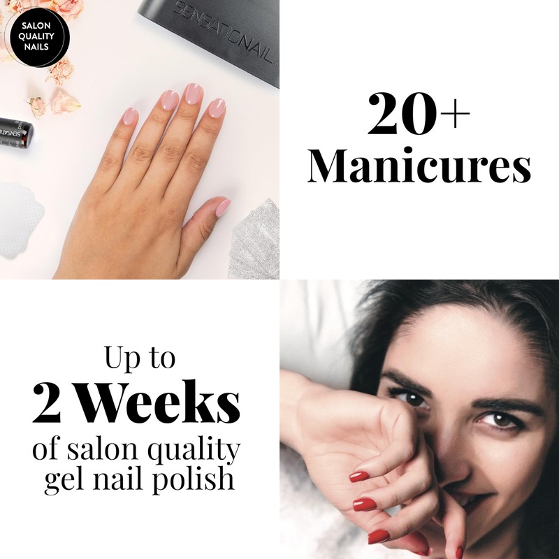 Sensationail Gel Nail Polish Color Kit - 10 Most Popular