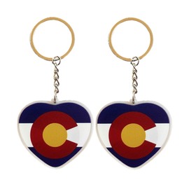 JAVD Colorado Flag Keychain - 2 Pack
