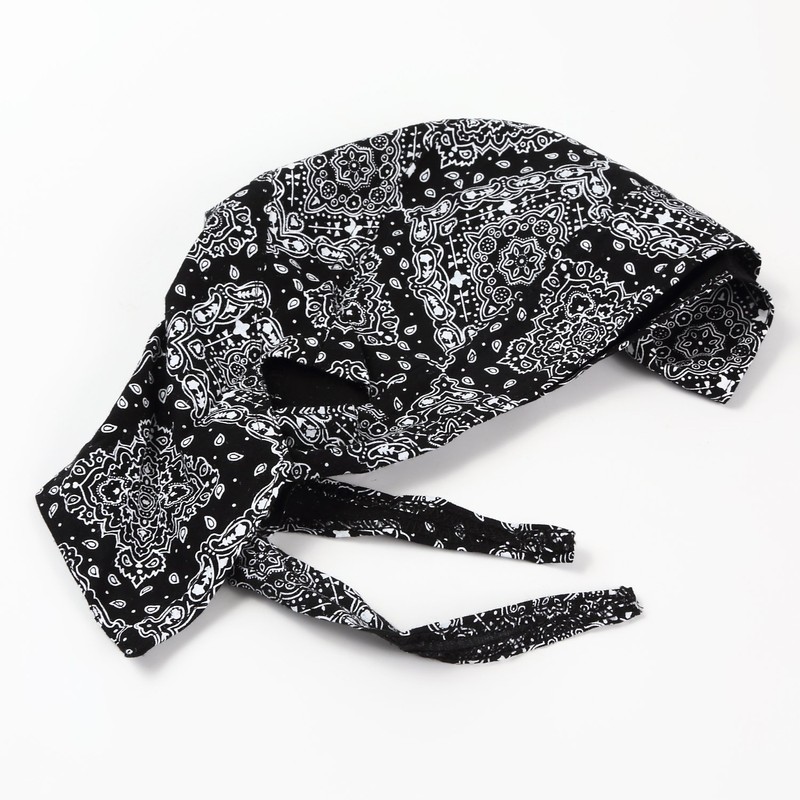 g-netshop Bandana Cap, Bandana, Cotton, Hat, Triangular Width, Women's, Men's,