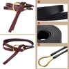 OYUEGE Women Horseshoe Buckle Belt Thin U-Shaped Wasit Belts For