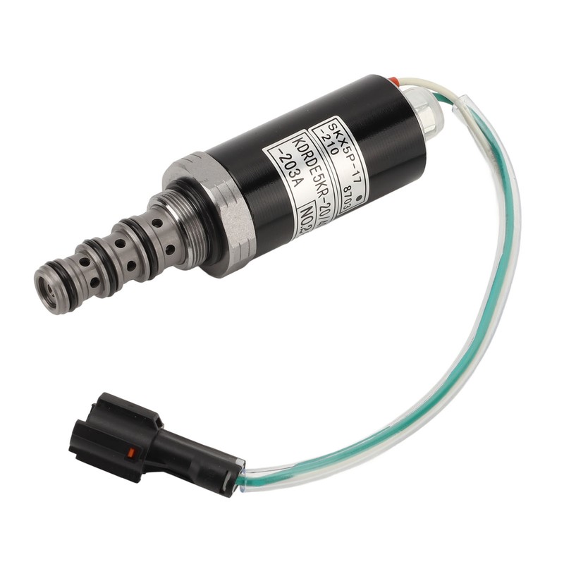 Alloy Steel Excavator Hydraulic Pump Solenoid Valve KDRDE5KR‑20/40C13‑203A for KOBELCO