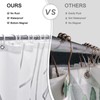 Punkray Ombre Grey Shower Curtain for Bathroom with Hooks Shower