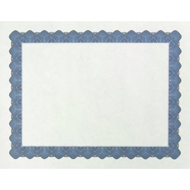 Great Papers! Metallic Blue Certificate, 8.5 x 11 Inches, 25 Count (934425)