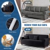 TAOCOCO 4 Seater Sofa Slipcover, 1Piece Soft Fitted Oversized Couch