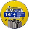 14" Vacuum Brazed Diamond Saw Blades for Metal, 1" Arbor