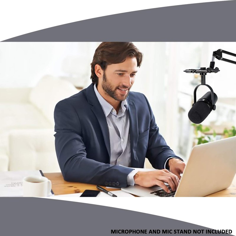 MV7 Shock Mount Microphone Reduces Vibration Noise Suitable for Microphone