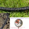 Hlinker Flat Soaker Hose 100 FT for Garden Beds, 50Ft