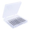 Gasea 10Pcs 2mm Cutting Edge Single Flute Carbide End Mill