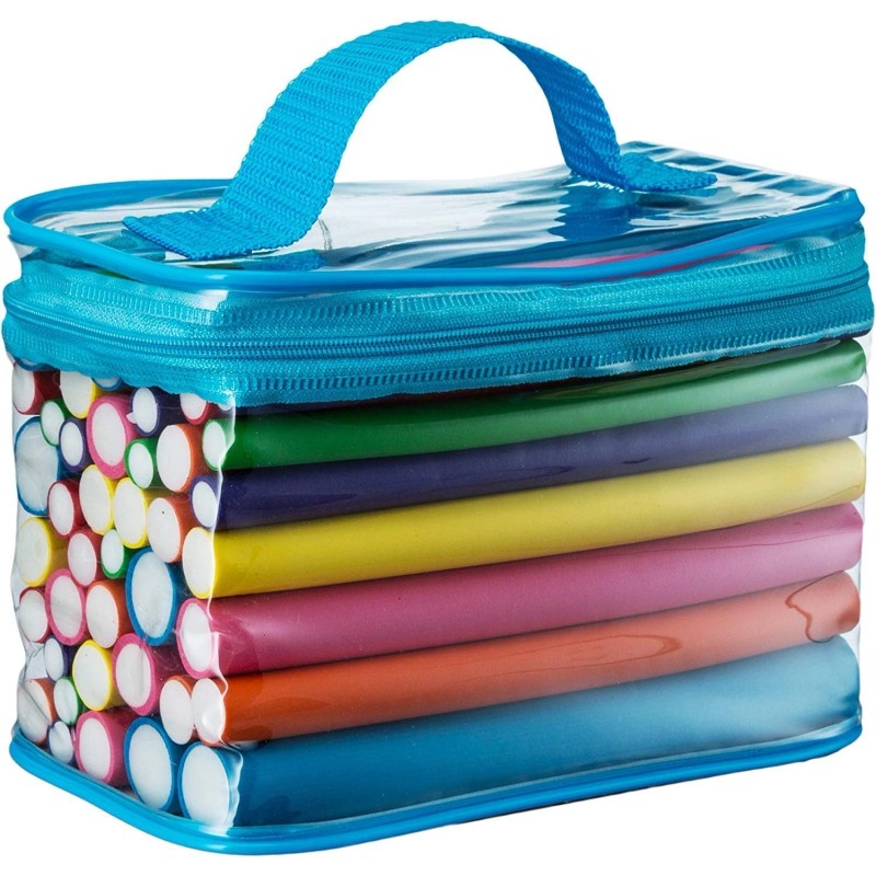 Tifara Beauty 42-Pack Heatless Hair Rollers 7" Foam Flexi Rods