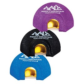 Rocky Mountain Hunting Calls 142 GTP Series Black Magic, Reaper, and Spellbound Elk Diaphragm Calls, Pack of 3