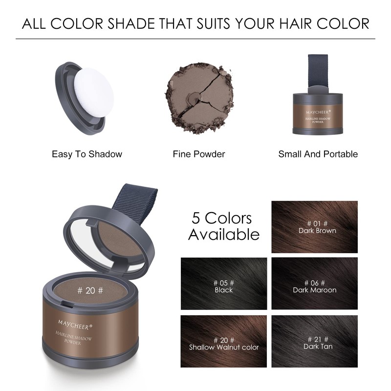 FREEORR Root Touch Up Powder - Hairline Shadow for Thinning