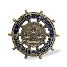 USA Sailor's Creed Military Coin Veteran Core Value Challenge Coin
