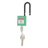 10Set 38mm/1.5in Safety Padlock Engineering Insulation DustProof for Factories Construction