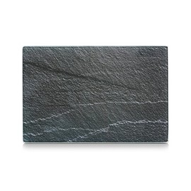 Zeller 26030 Chopping Board 15.5 x 1.2 x 25 cm, Plastic with Chrome Handle