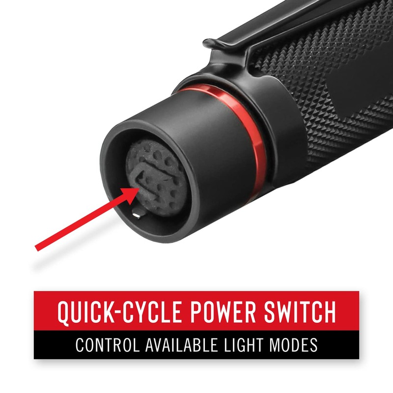 COAST HX5 360 Lumen LED Flashlight, Pure Beam Focusing, Slide