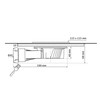 Wirquin 30723966 - Piletta per chaper Slim extra piatta con