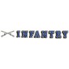 Army Infantry Window Strip Decal Sticker